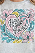 Blooming Bless Your Heart Unisex NuBlend Crew Sweatshirt