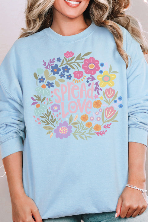 Blooming Love Unisex NuBlend Crew Sweatshirt