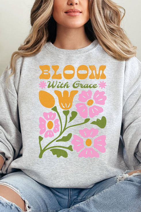 Bloom With Grace Unisex NuBlend Crew Sweatshirt