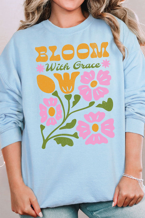 Bloom With Grace Unisex NuBlend Crew Sweatshirt
