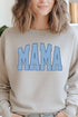 Blue Arched Mama Unisex NuBlend Crew Sweatshirt
