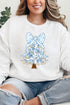 Blue Chinoiserie Tree Unisex NuBlend Crew Sweatshirt