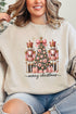 Blush Nutcracker Merry Christmas Unisex NuBlend Crew Sweatshirt