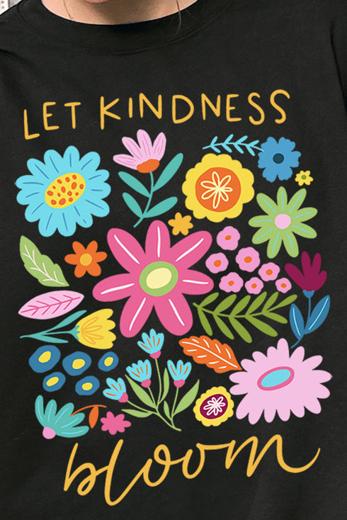 Boho Let Kindness Bloom Unisex NuBlend Crew Sweatshirt