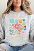Boho Let Kindness Bloom Unisex NuBlend Crew Sweatshirt
