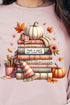 Books Fall Girl Unisex NuBlend Crew Sweatshirt