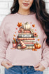 Books Fall Girl Unisex NuBlend Crew Sweatshirt