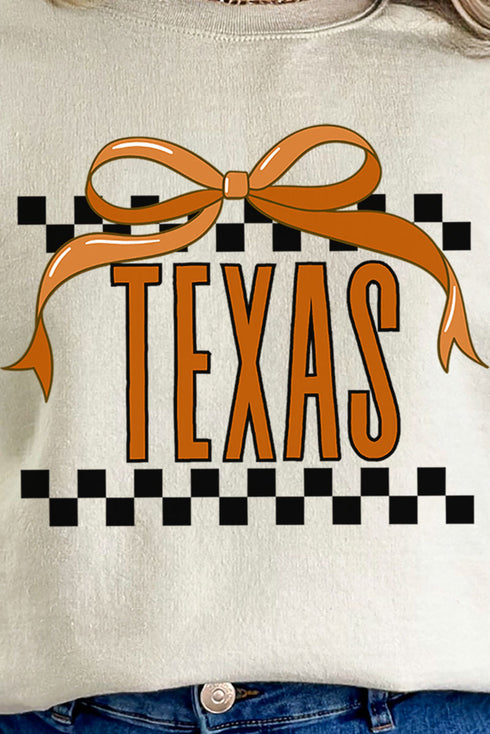 Bow Texas Check Unisex NuBlend Crew Sweatshirt