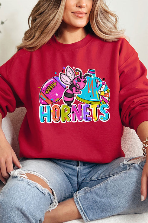 Bright Hornets Colorful Unisex NuBlend Crew Sweatshirt