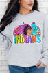 Bright Indians Colorful Unisex NuBlend Crew Sweatshirt