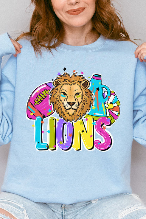 Bright Lions Colorful Unisex NuBlend Crew Sweatshirt