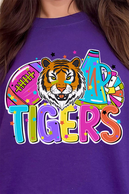 Bright Tigers Colorful Unisex NuBlend Crew Sweatshirt