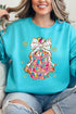 Brushed Colorful Christmas Tree Cake Unisex NuBlend Crew Sweatshirt