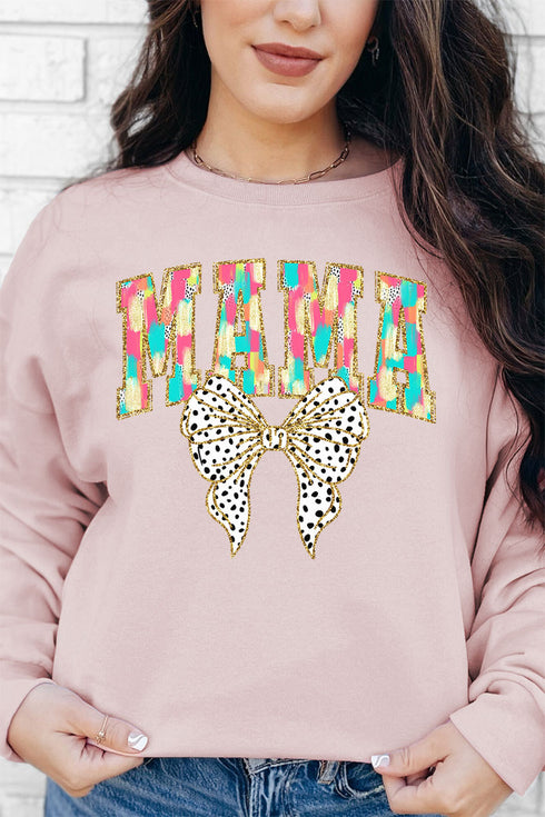 Brushed Colorful Mama Unisex NuBlend Crew Sweatshirt