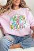 Pastel Merry And Bright Unisex NuBlend Crew Sweatshirt