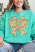 Brushed Peep Coquette Bow Unisex NuBlend Crew Sweatshirt