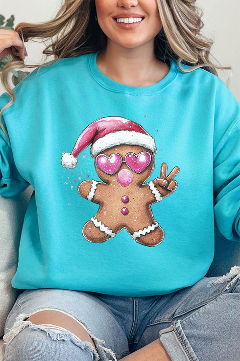 Bubblegum Gingerbread Unisex NuBlend Crew Sweatshirt