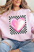 Bubble Heart Retro Unisex NuBlend Crew Sweatshirt