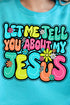 Bubble Tell You About My Jesus Unisex NuBlend Crew Sweatshirt