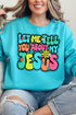 Bubble Tell You About My Jesus Unisex NuBlend Crew Sweatshirt