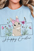 Bunny Girl Happy Easter Unisex NuBlend Crew Sweatshirt