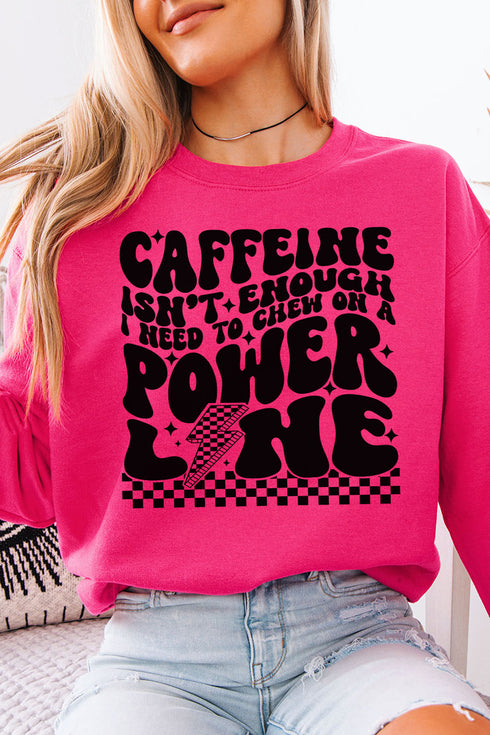 Caffeine Isn't Enough Unisex NuBlend Crew Sweatshirt