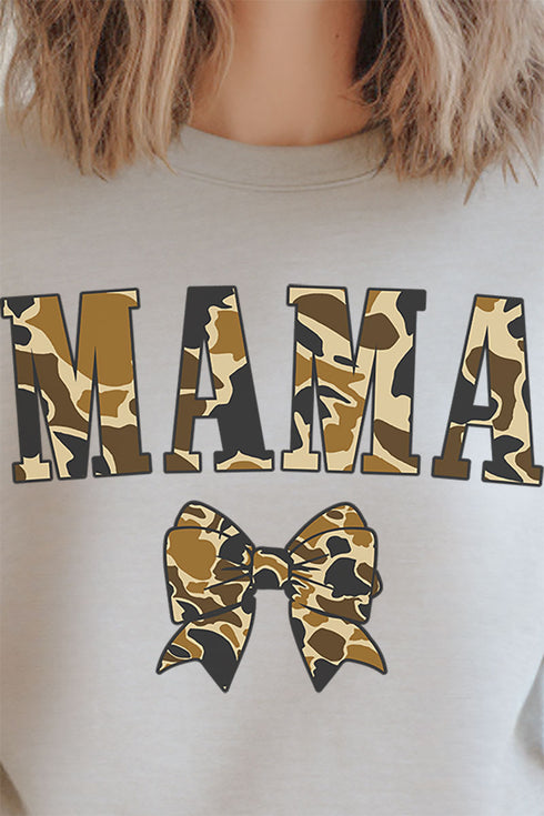 Camo Coquette Mama Unisex NuBlend Crew Sweatshirt
