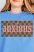 Checkered Anxious Unisex NuBlend Crew Sweatshirt