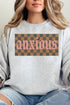 Checkered Anxious Unisex NuBlend Crew Sweatshirt