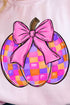 Checkered Charm Pumpkin Unisex NuBlend Crew Sweatshirt
