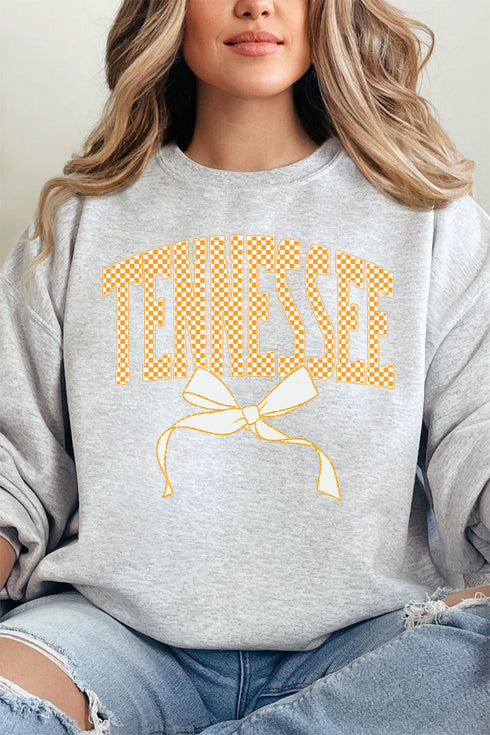 Checkered Coquette Tennessee Unisex NuBlend Crew Sweatshirt