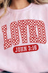 Checkered Love Unisex NuBlend Crew Sweatshirt