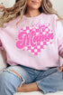 Checkered Love Mama Unisex NuBlend Crew Sweatshirt