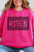 Checkered Trust In The Lord Unisex NuBlend Crew Sweatshirt