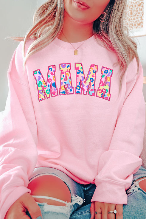 Cheetah Vibes Mama Unisex NuBlend Crew Sweatshirt
