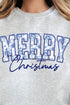 Chinoiserie Blue Merry Christmas Unisex NuBlend Crew Sweatshirt