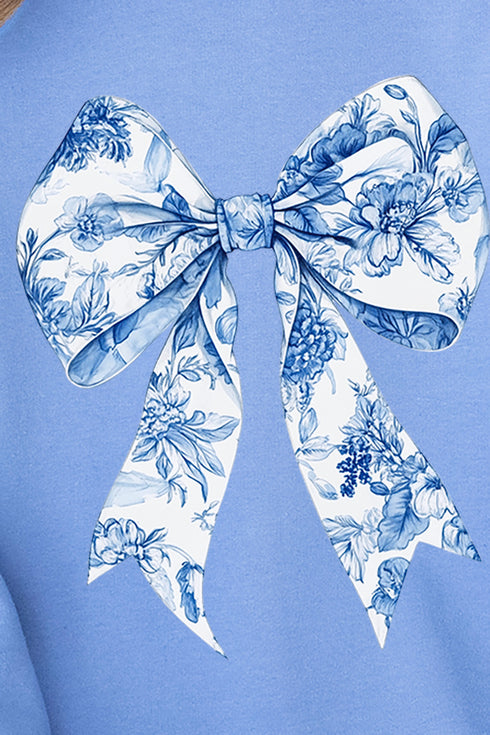 Chinoiserie Coquette Bow Unisex NuBlend Crew Sweatshirt