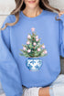 Chinoiserie Pink Ornament Tree Unisex NuBlend Crew Sweatshirt