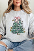 Christmas Tree Let Us Adore Him Unisex NuBlend Crew Sweatshirt
