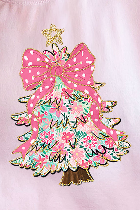 Christmas Tree Preppy Blossom Unisex NuBlend Crew Sweatshirt