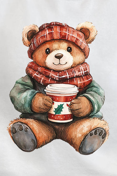 Christmas Wishes Bear Unisex NuBlend Crew Sweatshirt