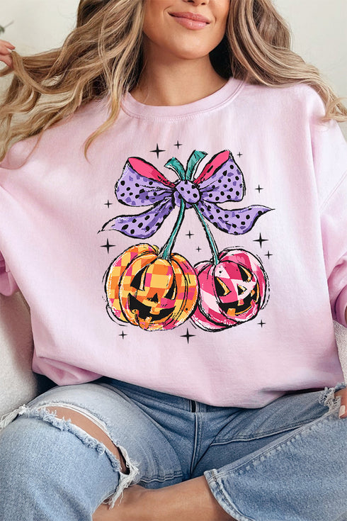 Cherry Pumpkin Pop Unisex NuBlend Crew Sweatshirt