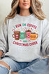 Coffee And Christmas Cheer Unisex NuBlend Crew Sweatshirt