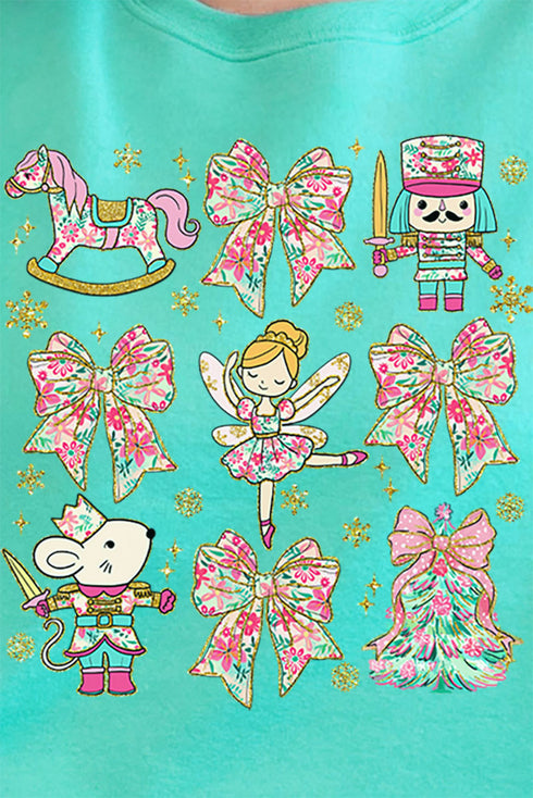 Collage Nutcracker Preppy Blossom Unisex NuBlend Crew Sweatshirt