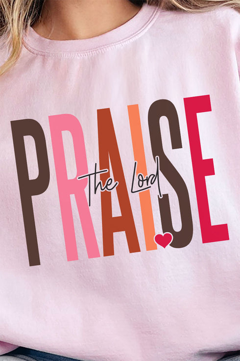Colorblock Praise The Lord Unisex NuBlend Crew Sweatshirt
