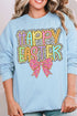 Colorful Happy Easter Bow Unisex NuBlend Crew Sweatshirt