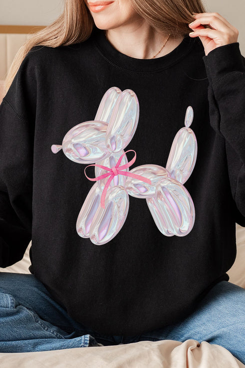Coquette Balloon Dog Unisex NuBlend Crew Sweatshirt