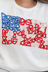 Coquette Collage American Flag Unisex NuBlend Crew Sweatshirt
