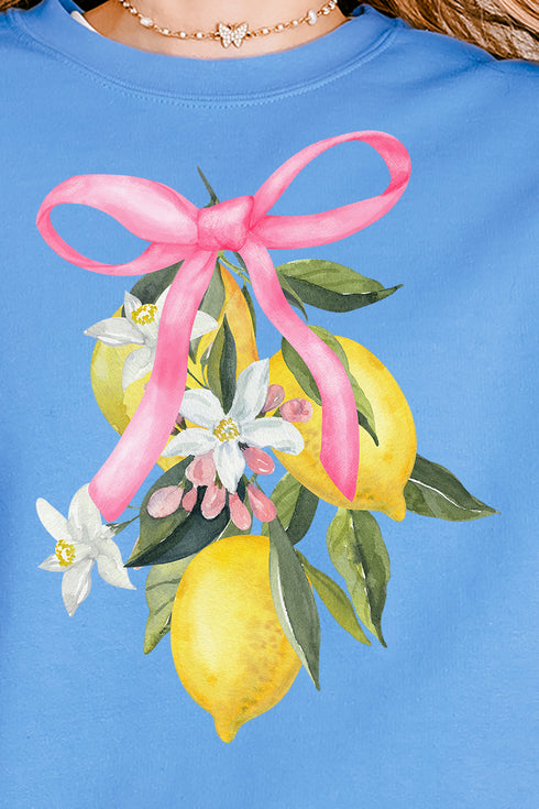 Coquette Lemon Blossom Unisex NuBlend Crew Sweatshirt