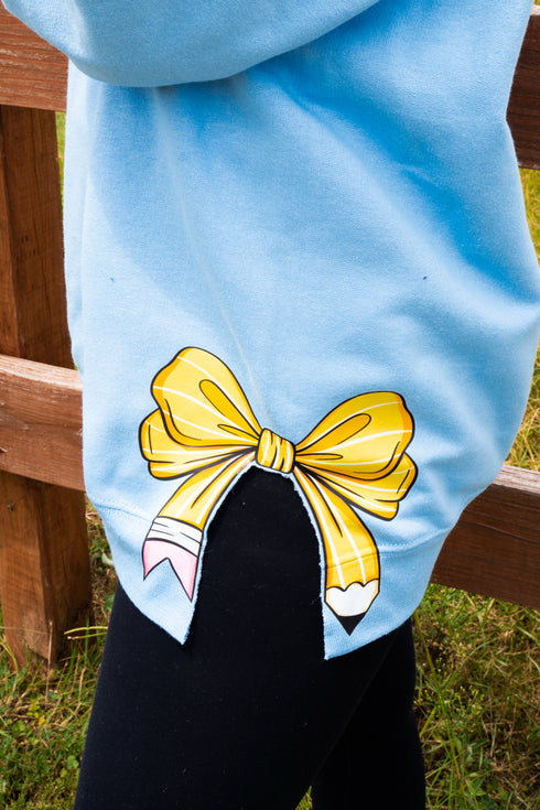 Side Bows Coquette Teacher Unisex NuBlend Crew Sweatshirt